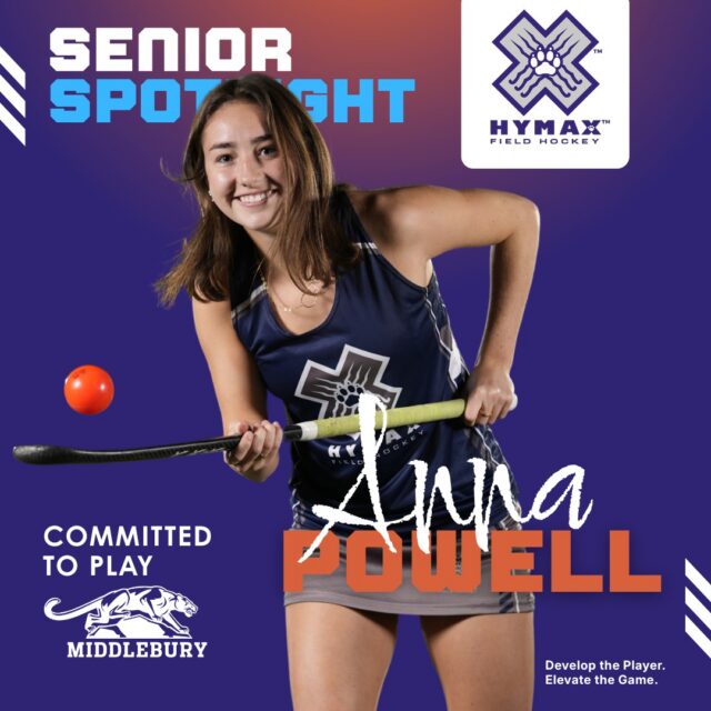 🏑✨ HYMAX Senior Spotlight: Anna Powell ✨🏑

From learning the game by watching her mom coach on the sidelines to continuing her career at Middlebury College, @anna.powell2 has grown into an incredible player, teammate, and leader both on and off the field. 🏑💙

“My goal for my college field hockey career will be to always give my best effort and continue improving as a player. I will learn as much as I can from my coaches and use their feedback to elevate my game.”

Anna’s passion for the sport, dedication to improving every day, and love for her teammates have made a lasting impact on the Hymax family. From unforgettable team memories like Secret Santa to countless moments on the field, we are so proud of everything she has accomplished.

Congratulations to Anna on her graduation and commitment to continue her academic and athletic career at @middfieldhockey! We can’t wait to see all that the future holds for you. 💫

#HymaxFieldHockey #MiddleburyFieldHockey #FieldHockey #HymaxFamily #ClassOf2026 #SeniorSpotlight