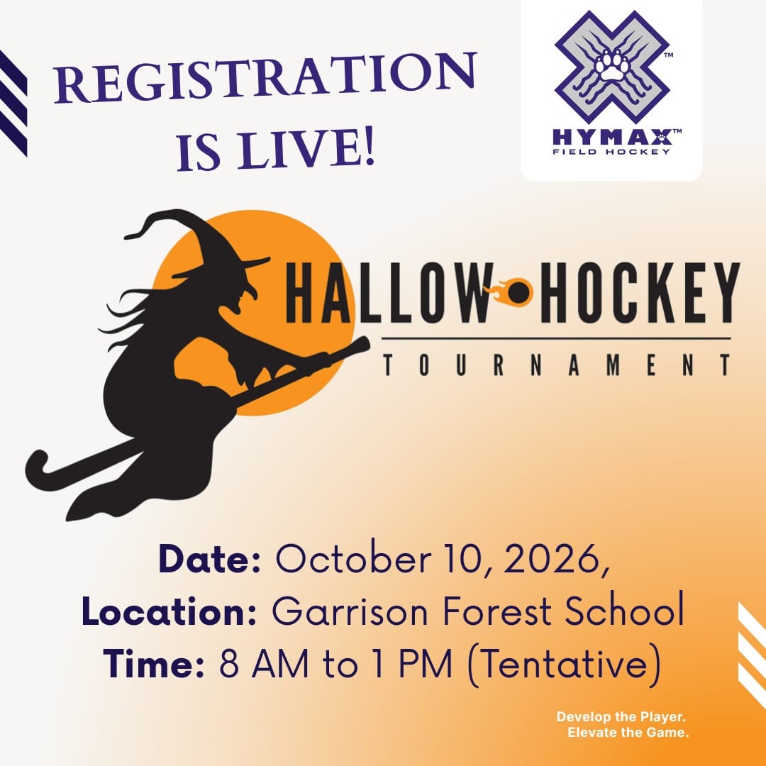 ππ Registration is LIVE for the Annual Hallow Hockey Tournament! ππ
It may be hot outside, but it's not too early to prepare for one of the most exciting field hockey events of the fall!
π Join usfor a day filled with competitive games, great sportsmanship, and plenty of Halloween spirit at Hymax's Annual Hallow Hockey Tournament.
π» Open to recreational and club teams
π Competitive play in a fun, festive atmosphere
π Great competition from teams across the region
π A fall tradition you won't want to miss!
Spots fill quickly each year, so don't waitβsecure your team's place today!
π Register now through our website.
www.hymaxfieldhockey.com
Tag your teammates and coaches who need to see this! ππ§‘
#HymaxFieldHockey #HallowHockey #FieldHockey #YouthFieldHockey #FieldHockeyTournament #MarylandFieldHockey #GirlsWhoPlay #Teamwork #FallFieldHockey #HalloweenTournament #SportsCommunity #YouthSports #PlayHard #HymaxFamily
