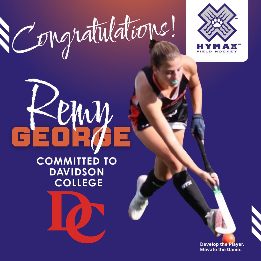 π COLLEGE COMMITMENT π
Congratulations to Remy George on her commitment to continue her academic and athletic career at Davidson College, where she will compete in NCAA Division I Field Hockey! π
@remygeorge_fh28 dedication, work ethic, and passion for the game have been evident throughout her time with Hymax. We are incredibly proud of everything she has accomplished and can't wait to watch her continue to grow and succeed at the next level.
@dcfh_wildcats is gaining an outstanding student-athlete, teammate, and leader.
Please join us in congratulating Remy and wishing her the very best as she begins this exciting new chapter! π
#HymaxFieldHockey #CollegeCommitment #DavidsonFieldHockey #DavidsonCollege #NCAAFieldHockey #DivisionI #FutureWildcat #HymaxFamily #FieldHockey #RecruitingSuccess #BaltimoreFieldHockey